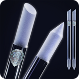 Glass Cuticle Pusher (Manicure Stick) - 2 pcs