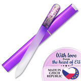 3D Glass Nail File In Case - Lavender