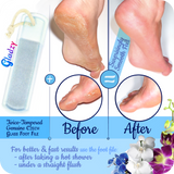 Glass Foot File Large Size -  Aqua Magenta