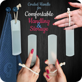 Glass Foot File Large Size -  Green Aqua