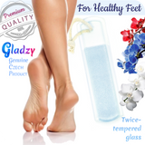 Glass Foot File Large Size - Yellow Orange