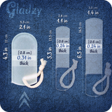 Glass Foot File - Full-area etched