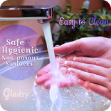 Glass Nail File In Case - Coral Red