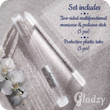 Glass Cuticle Pusher (Manicure Stick) - 5 pcs