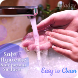 Glass Cuticle Pusher - Baby Blue