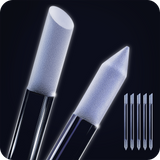 Glass Cuticle Pusher (Manicure Stick) - 5 pcs