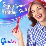 Glass Nail File In Case - Coral Red