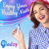 3D Glass Nail File In Case - Lavender